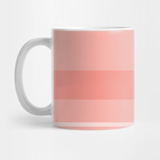 An attractive merge of Very Light Pink, Light Pink, Pale Salmon and Peachy Pink stripes. Mug